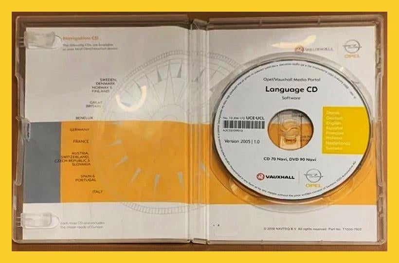 CD Navigation OPEL CD70 NAVI DVD90 NAVI, Envoi