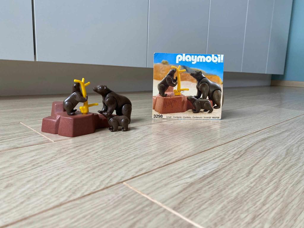 Numéro de famille d'ours Playmobil 3298, Enlèvement ou Envoi, Comme neuf, Ensemble complet