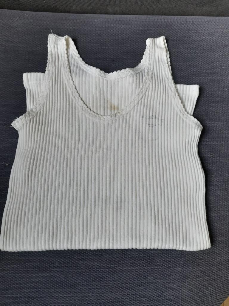 Neuve et lavée Chemisette/ Chemise femme en coton taille S, Enlèvement ou Envoi, Blanc, Maillot de corps