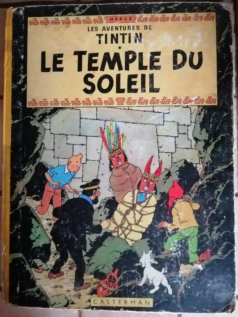 TINTIN - Le temple du soleil édition de 1958 - Hergé, Envoi, HERGE