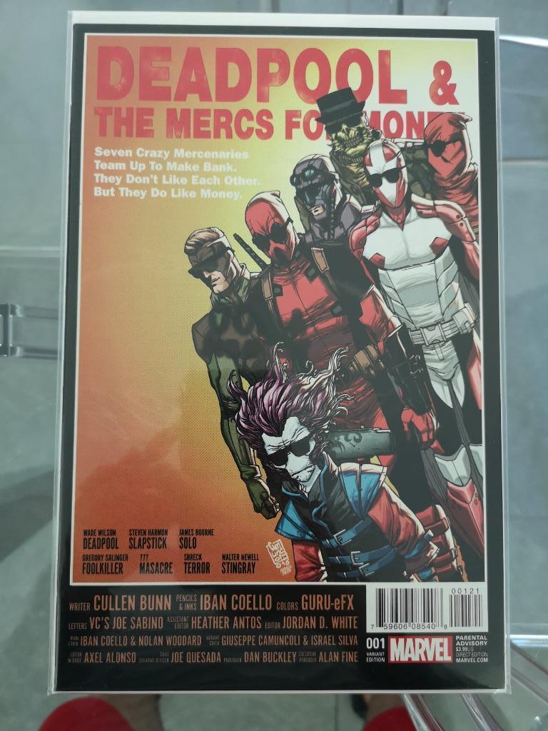 Deadpool & the Mercs for Money #1 Giuseppe Camuncoli variant, Eén comic, Ophalen of Verzenden, Nieuw