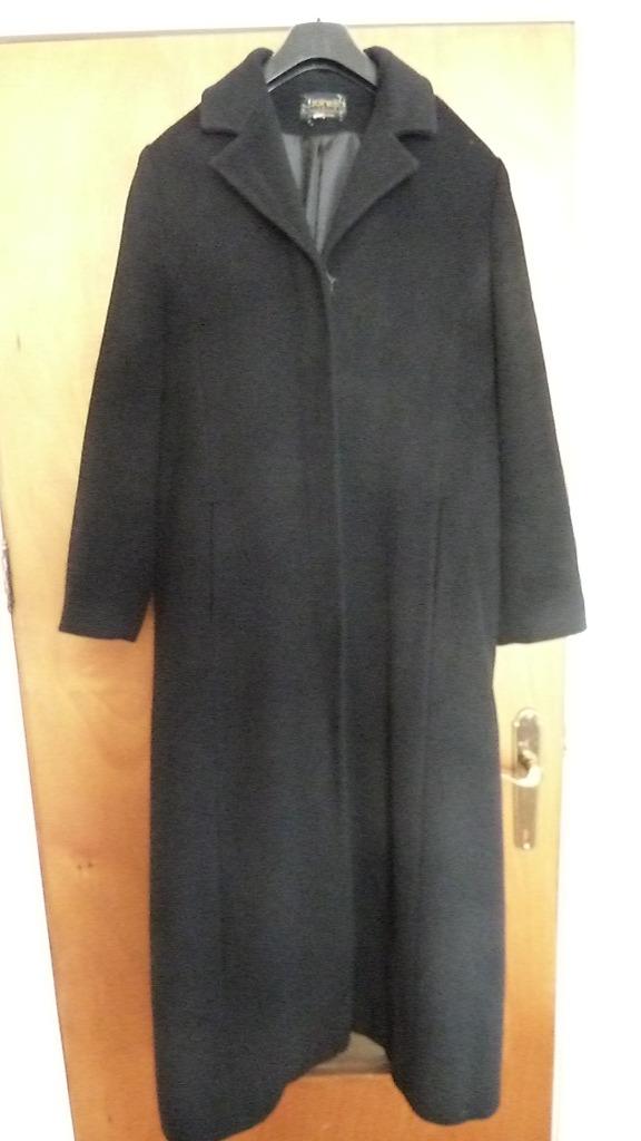 Caroline Biss **  Long Manteau Noir * 42, Taille 42/44 (L), Enlèvement ou Envoi, Porté, Caroline Biss