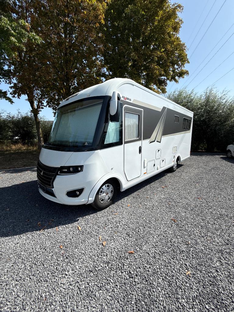 Frankia i740 plus, Caravans en Kamperen, Mobilhomes, Ringverwarming, Fiat, Roue de secours, Bedrijf
