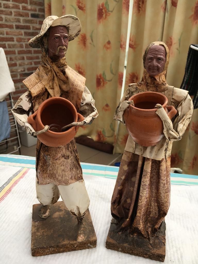 2 prachtige exclusieve zeer fijne beeldjes zeer decoratief, Ophalen