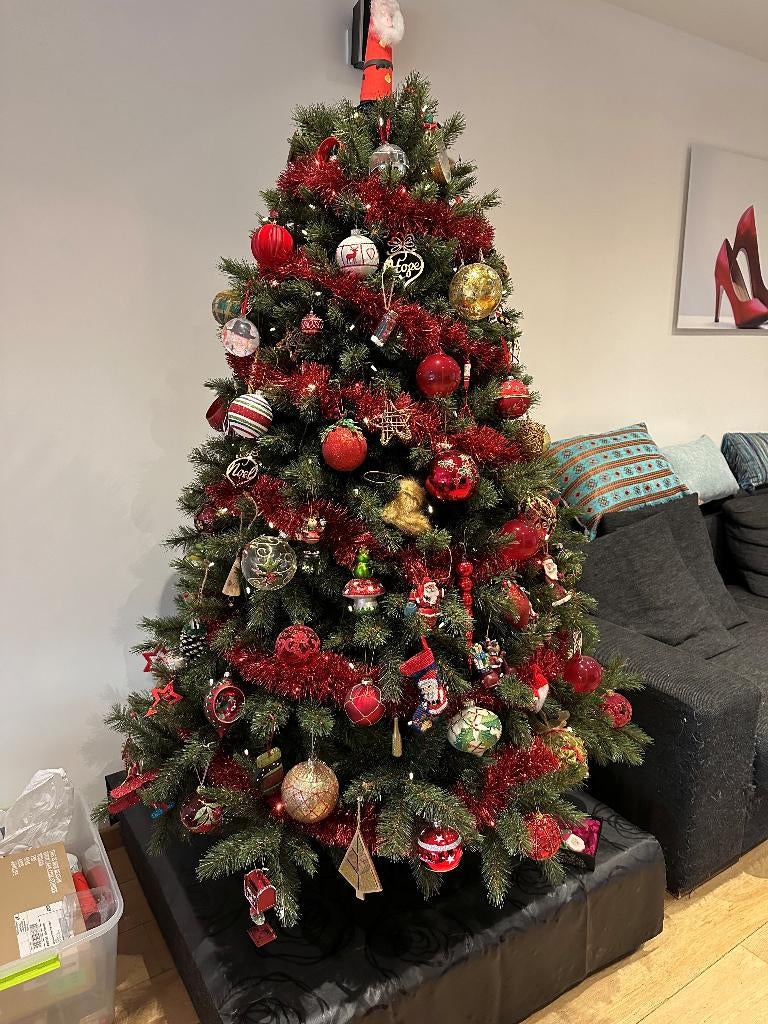 Triumph Tree Forest kerstboom 1.85m (zonder versiering), Diversen, Kerst, Ophalen, Gebruikt