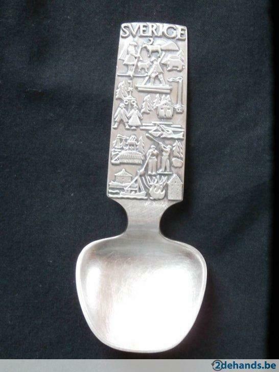cuillère à sel en argent moderniste 1930 "Gabex PNS ALP", Enlèvement ou Envoi