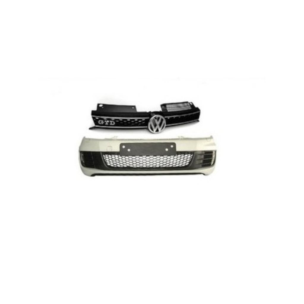 PARE CHOC AVANT LOOK GTD VW GOLF 6 (08-12) - COMPLET, Enlèvement ou Envoi