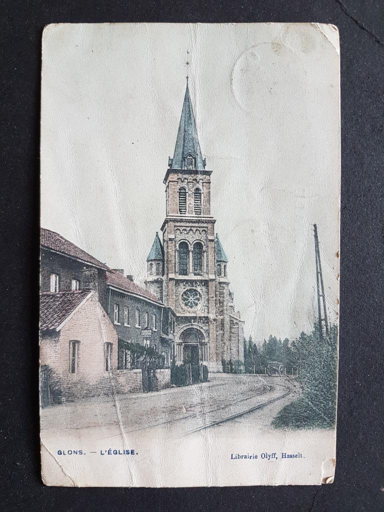 Glons L'Église Librairie Olyff Hasselt, Enlèvement ou Envoi, Avant 1920, Affranchie, Liège