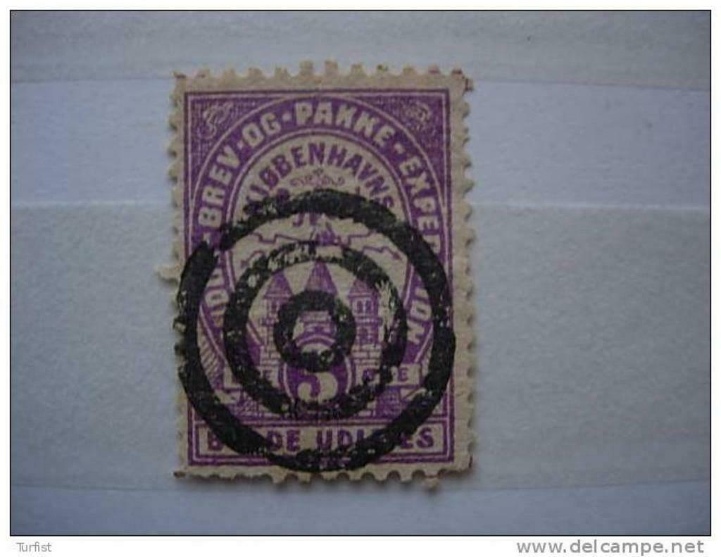 DENEMARKEN KOPENHAGEN STADSPOST PAKKE EXPRESS STAMP, Ophalen of Verzenden, Denemarken, Gestempeld