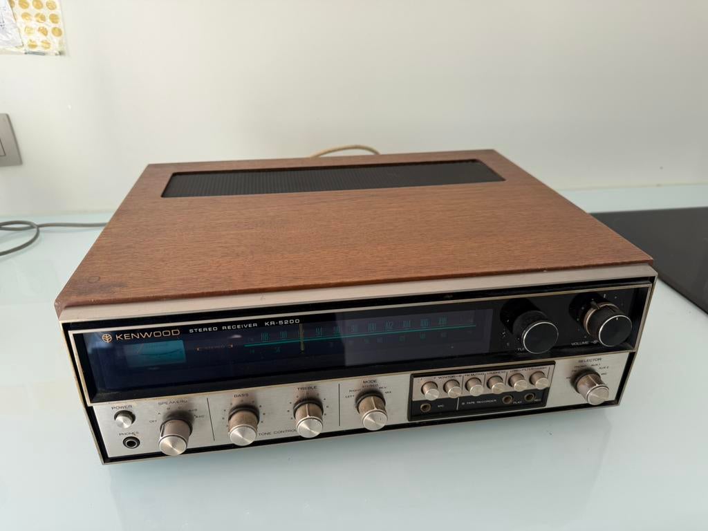 Vintage tuner versterker Kenwood KR-5200, Ophalen