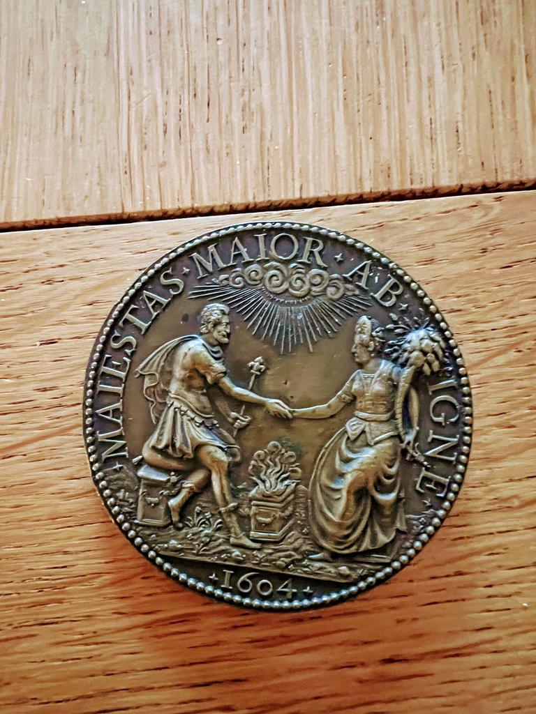 Medaille, Ophalen of Verzenden, Brons