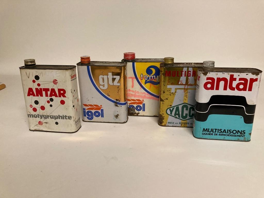 Oude olieblikken Antar vintage olieblikken, Verzamelen, Ophalen of Verzenden