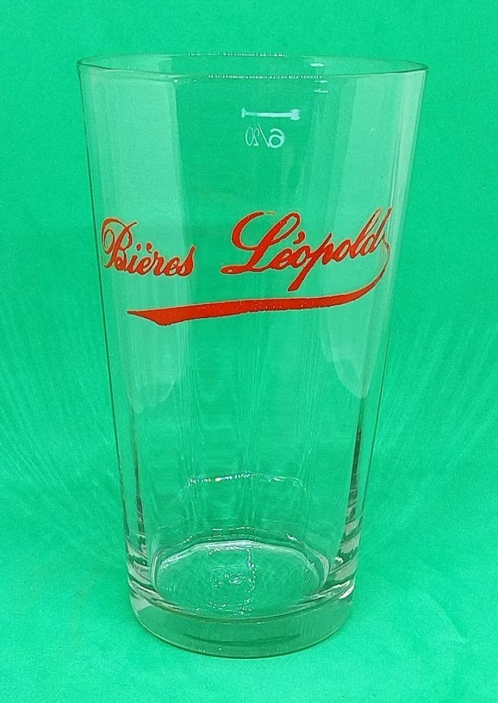 bières LEOPOLD ( verre à l'acide années 30), Collections, Enlèvement ou Envoi, Comme neuf