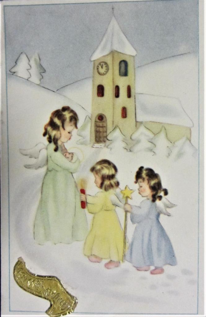POSTKAARTEN- FANTASIE- KINDEREN, Verzamelen, Ophalen of Verzenden, 1940 tot 1960, Gelopen, Kinderen