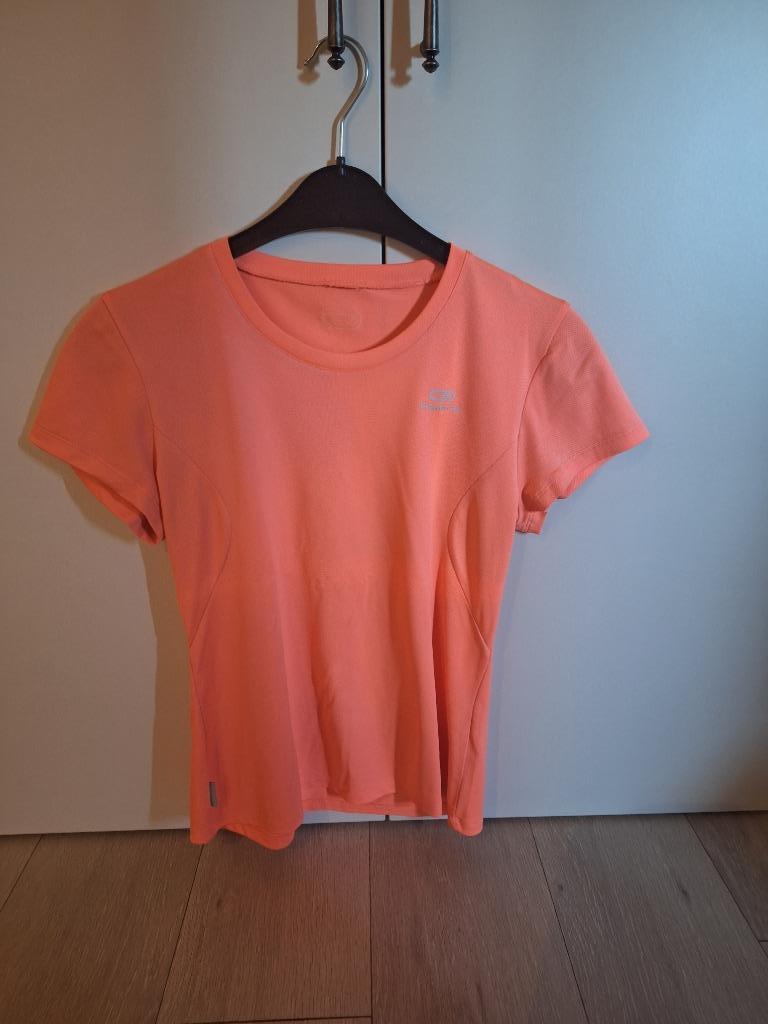 Loopkleding, T-shirt, Kalenji, maat 38, oranje (fluo), Kleding | Dames, Maat 38/40 (M), Kalenji, Oranje, Ophalen of Verzenden