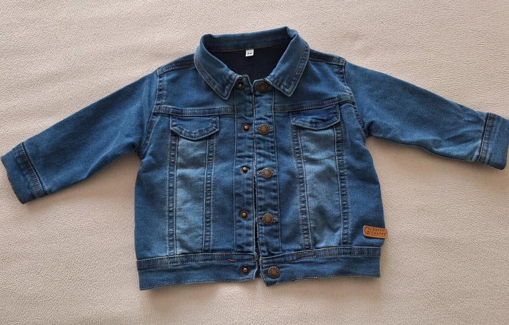 Leuk jeansjasje in zachte soepele stof maat 74-80 1jaar, Kinderen en Baby's, Babykleding | Maat 74, Zeeman, Jongetje of Meisje
