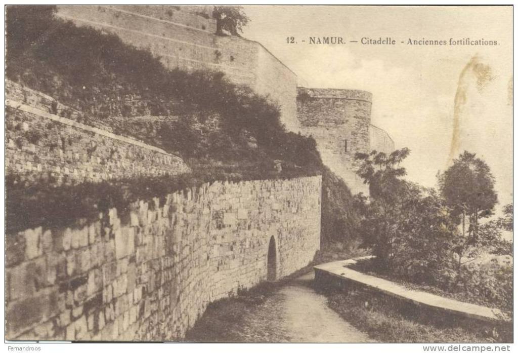 NAMUR CITADELLE ANCIENNES FORTIFICATIONS CPA 1926, Enlèvement ou Envoi, 1920 à 1940, Affranchie, Namur
