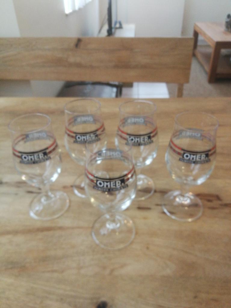 Omer collector degustatie glazen, Ophalen, Zo goed als nieuw