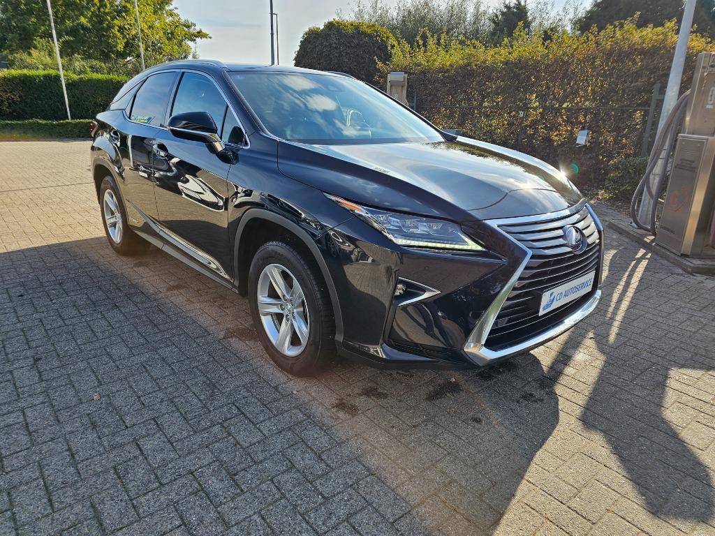 Lexus RX450h (hybrid) Luxury Line!!! Garantie tot 2028 Lexus, Auto's, Lexus, Automaat, USB, Zwart, Leder