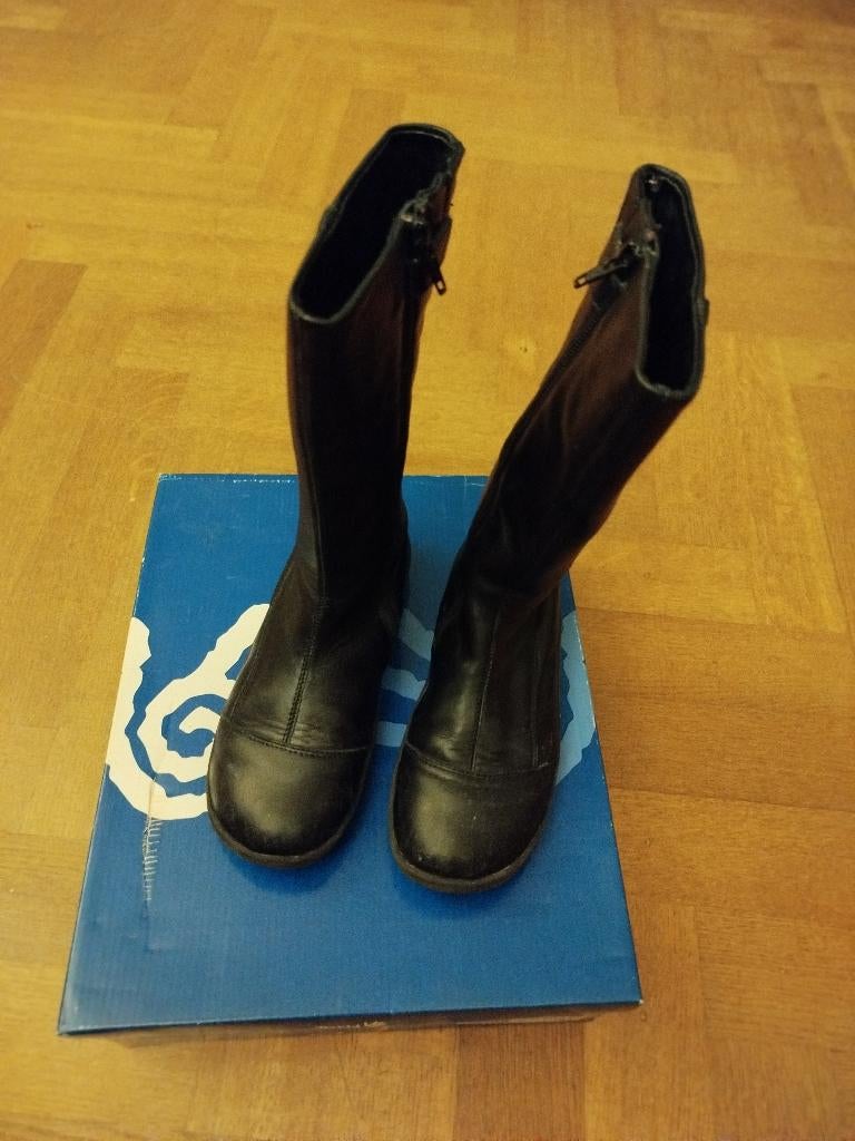 Zwarte leren laarzen, maat 31, meisje, zeer goede staat, Kinderen en Baby's, Kinderkleding | Schoenen en Sokken, Little David