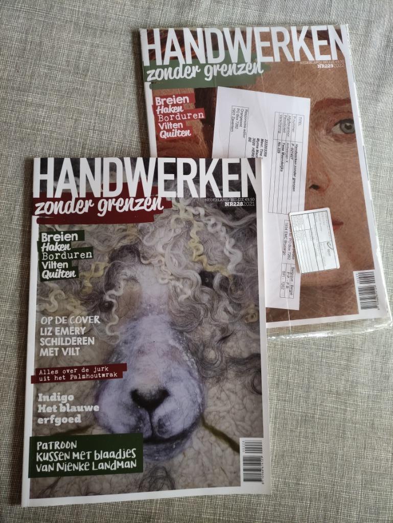 Handwerken zonder grenzen (2 nummers), Boeken, Ophalen of Verzenden, Nieuw