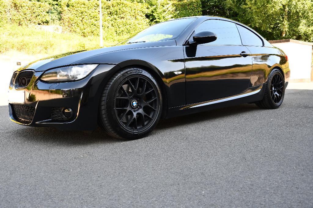 BMW - 335i - N54 - 460 pk - 670 NM, Auto's, BMW, Automaat, 4 zetels, Zwart, 337 kW