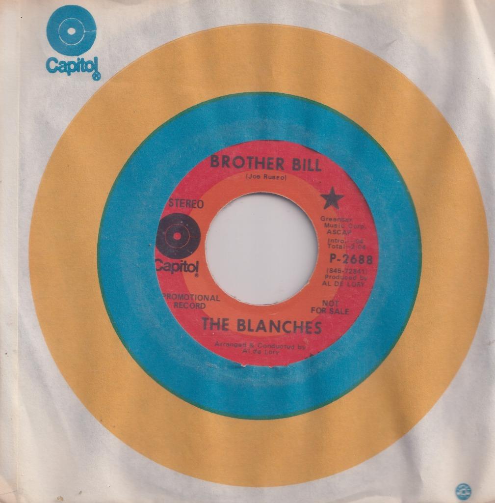 The Blanches – Brother Bill / How long must it be - Single, Ophalen of Verzenden, Gebruikt, Pop