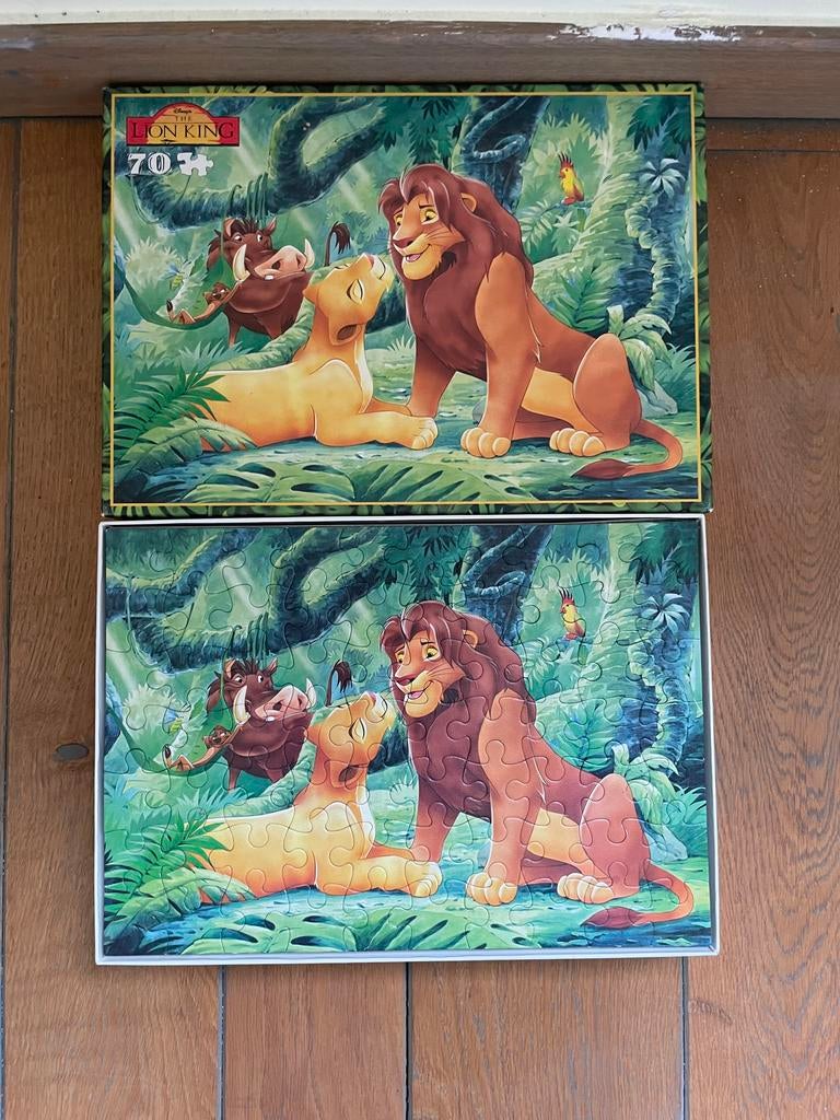 Disney The Lion King puzzel van 70 stukjes, Kinderen en Baby's, Ophalen of Verzenden, Zo goed als nieuw