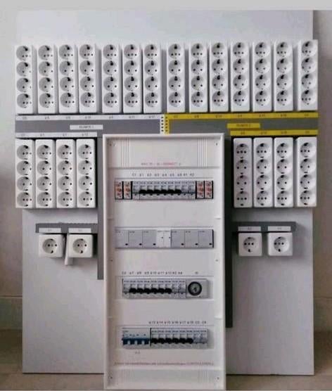 Schakelbord stroombord kweekspullen schakelkast tbv lampen, Ophalen of Verzenden