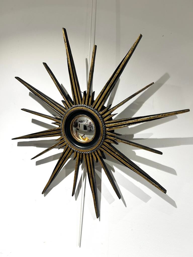 Zonnespiegel in hout, Enlèvement, Autres formes, 50 à 100 cm, Moins de 100 cm