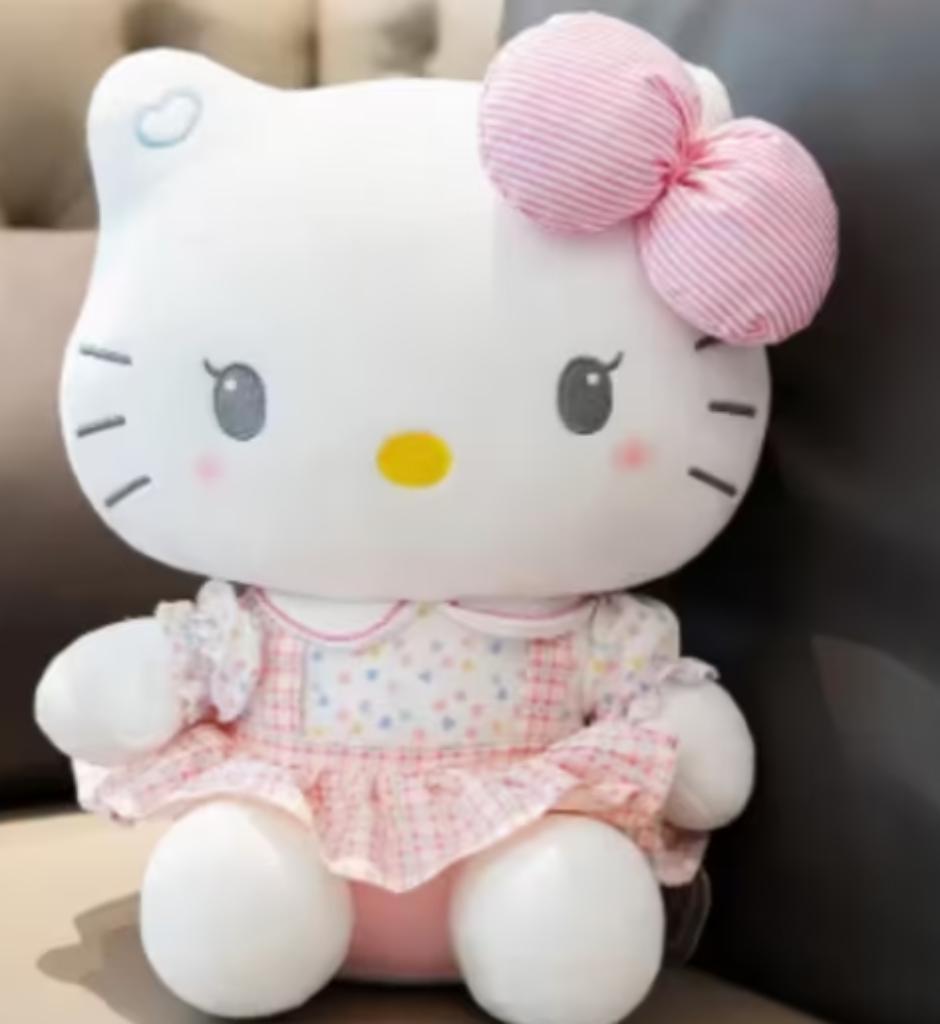 Hello Kitty grote knuffel met roze jurkje (25cm), Kinderen en Baby's, Speelgoed | Knuffels en Pluche, Ophalen of Verzenden, Nieuw