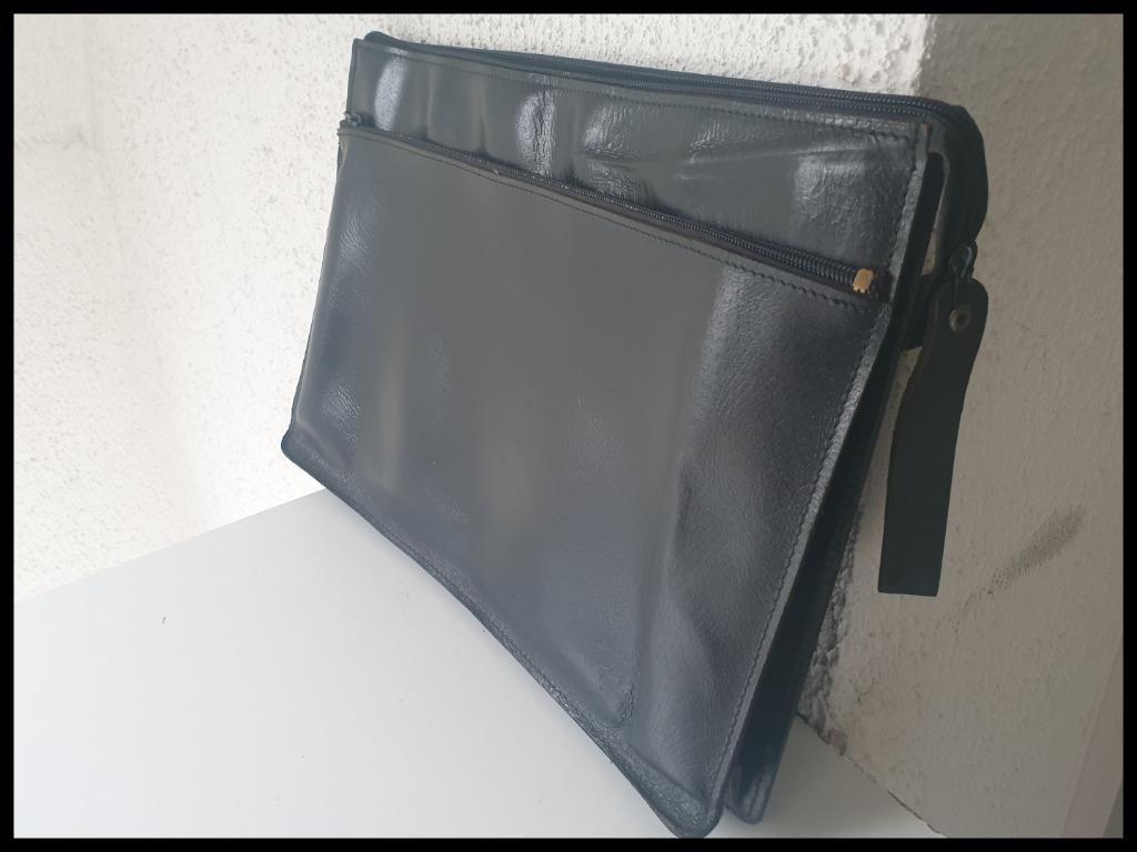 Serviette documents en (vrai) CUIR, Enlèvement ou Envoi