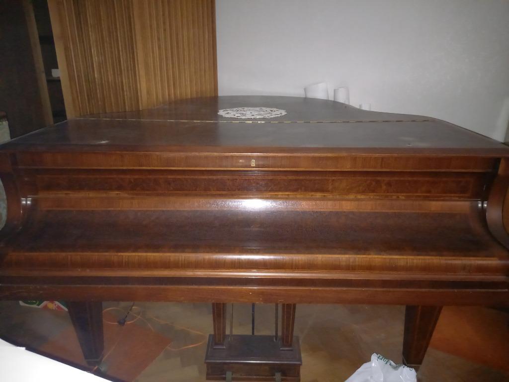 Piano de marque J. Gunther (Bruxelles) 1929, Musique & Instruments, Enlèvement, Utilisé, Brun, Autres types