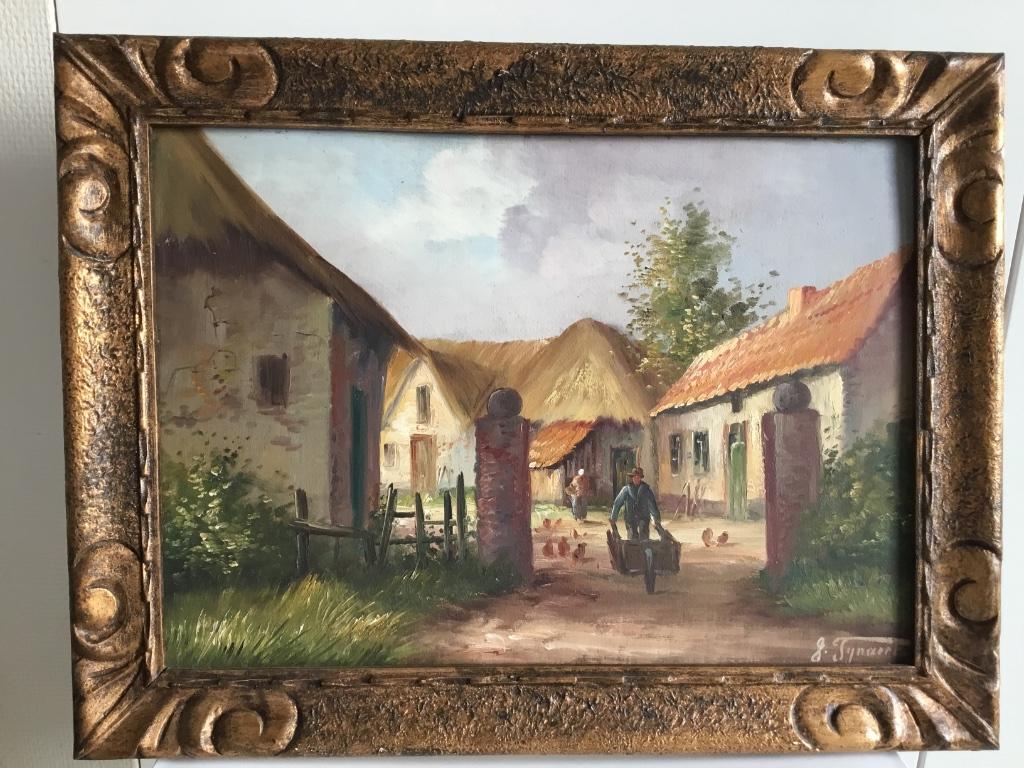 Schilderij van Gustav Pynaert, Ophalen
