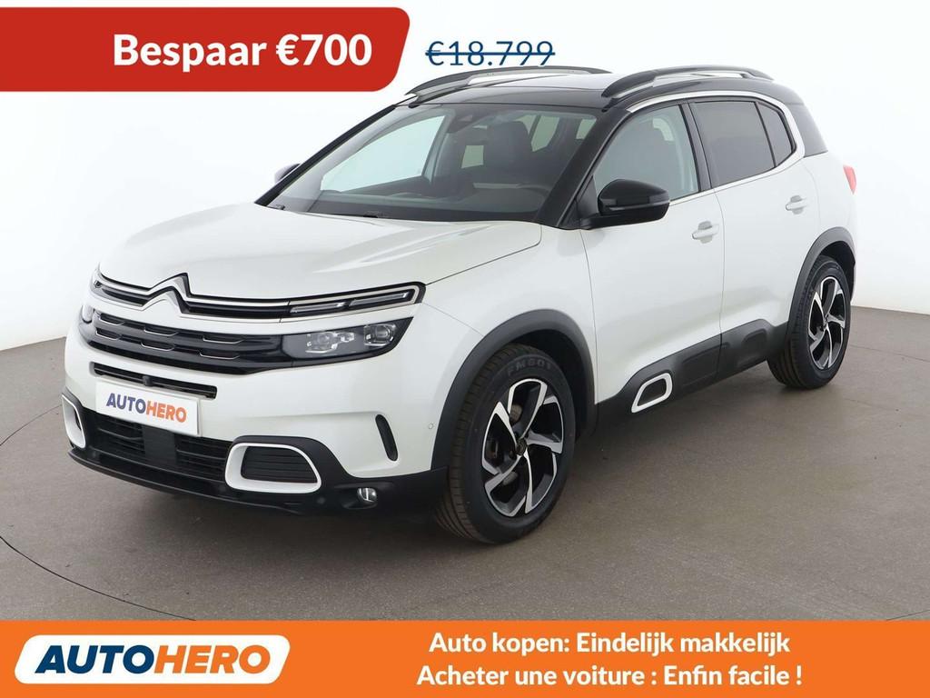 Citroën C5 Aircross 2.0 Blue-HDi Shine (bj 2019, automaat), Euro 6, Adaptive Cruise Control, C5 Aircross, Leder