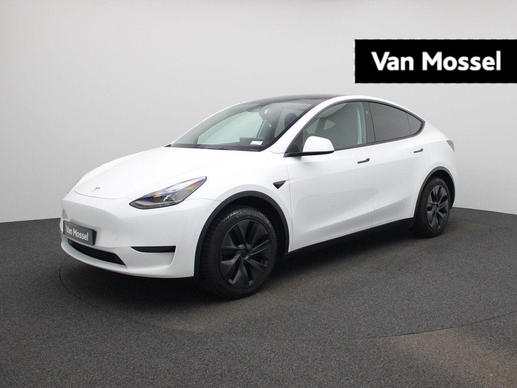 Tesla Model Y RWD LONG RANGE | Auto Pilot | PANO | LEDER, Automaat, Gebruikt, 347 pk, Wit