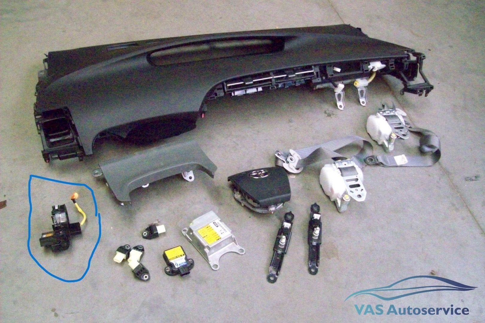 Grote partij onderdelen van Toyota Prius 3  1.8 Hybrid 2009-, -, -, Origine de la pièce connue, Utilisé