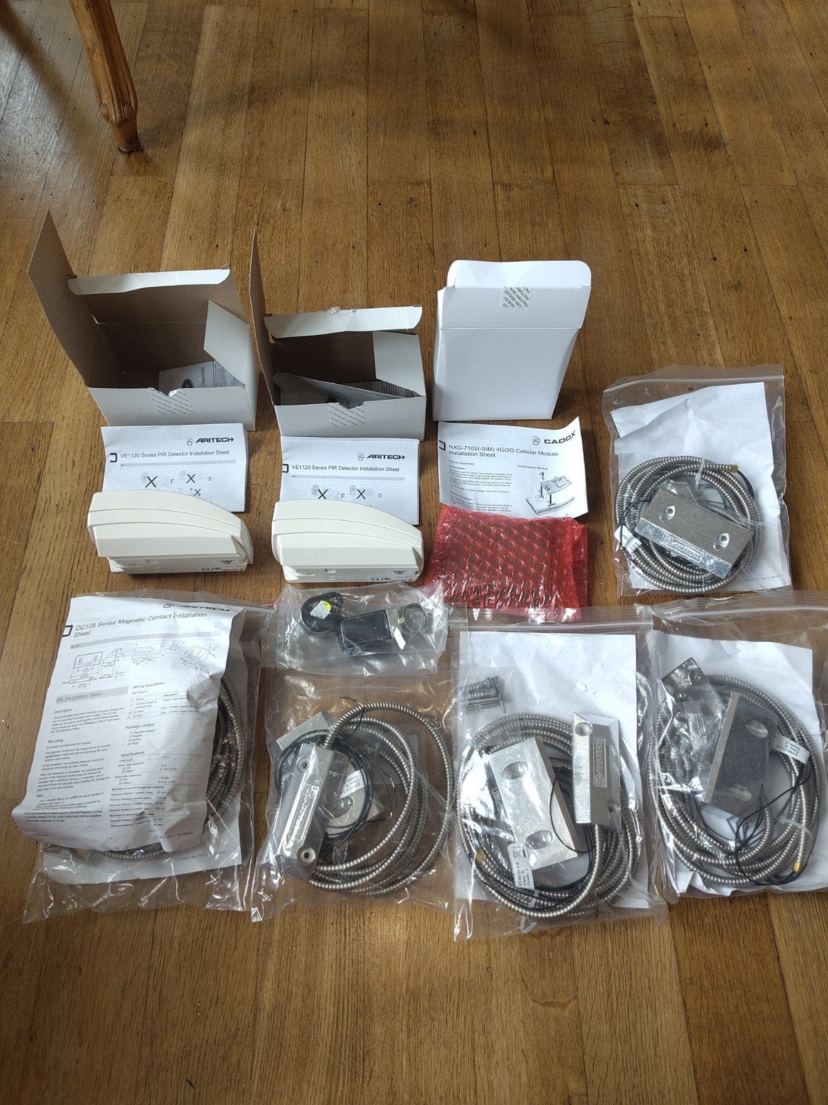 Alarme ARITECH (Neuf)- Détecteurs, contacts sol, module 4G, Enlèvement ou Envoi, Neuf