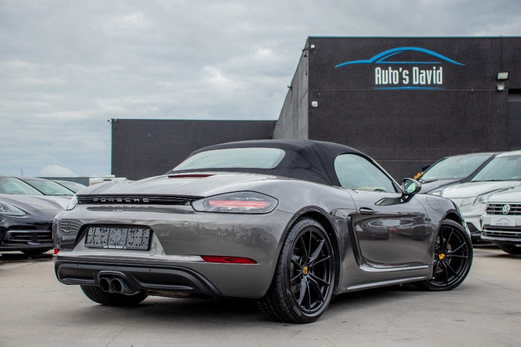 Porsche 718 Boxster 2.0 Turbo PDK Cabriolet 982/HISTORIQUE, Autos, Cuir, Argent ou Gris, Euro 6, Entreprise
