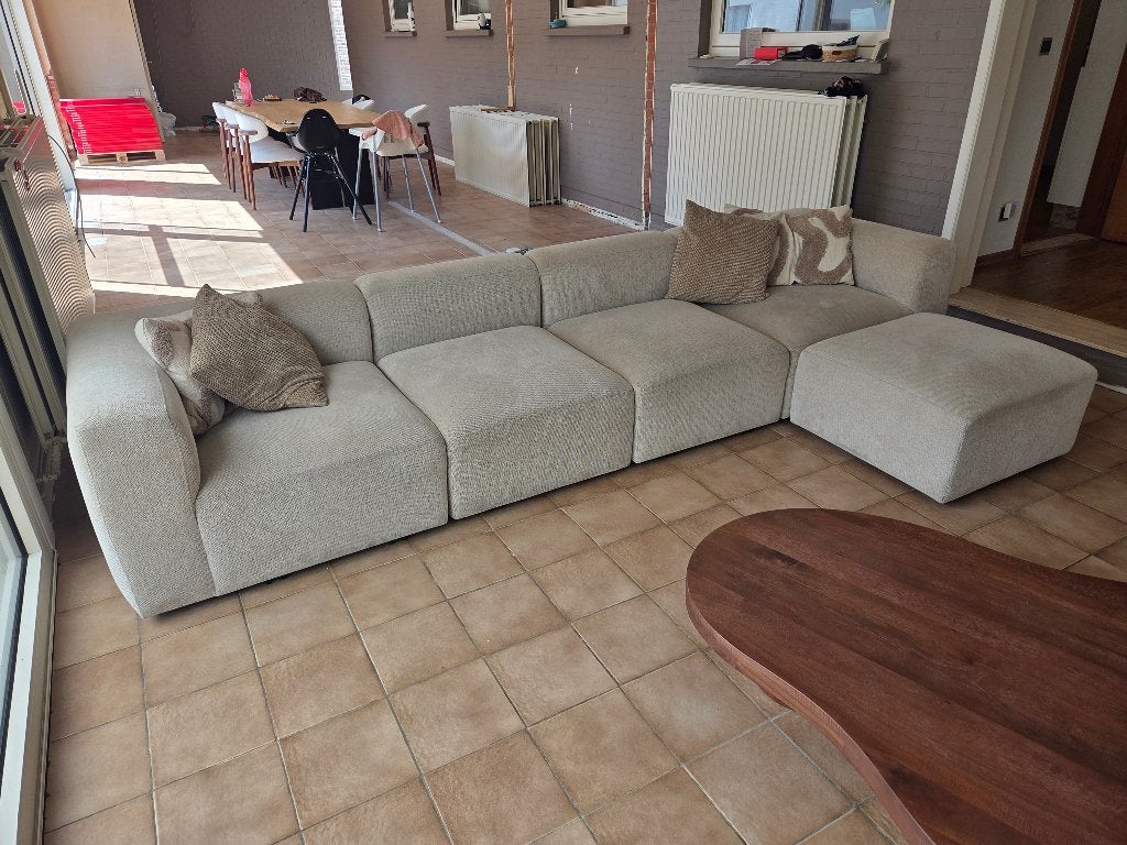 Zetel, Ophalen, Hoekbank, 300 cm of meer, Zo goed als nieuw