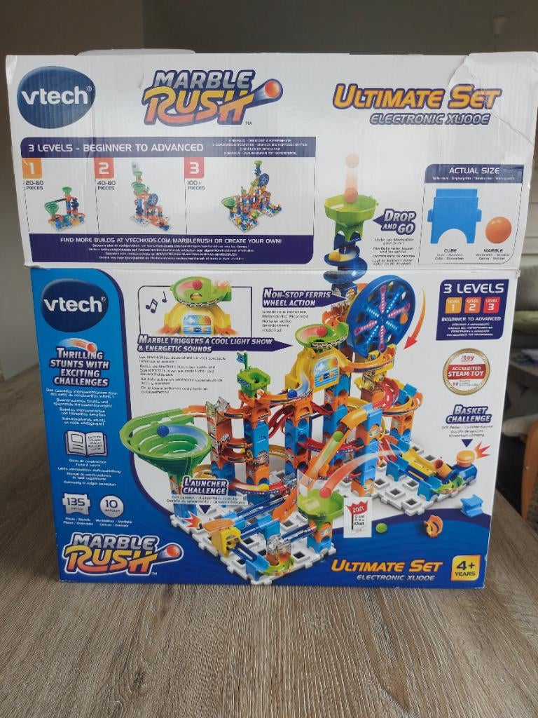 Vtech marble rush ultimate set electronic xl100e, Enlèvement, Comme neuf, 4 à 6 ans