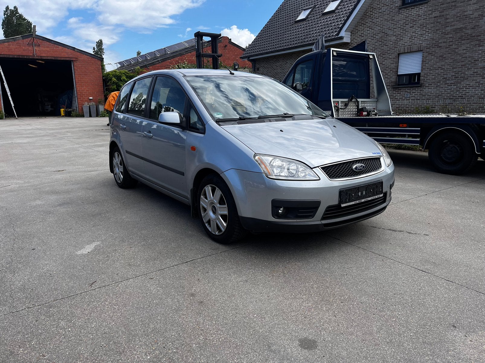 FORD C-MAC 1.8 BENZINE  NAVI VAN 2006 MET ARICO 140DKM, Autos, Argent ou Gris, Achat, Entreprise, Boîte manuelle