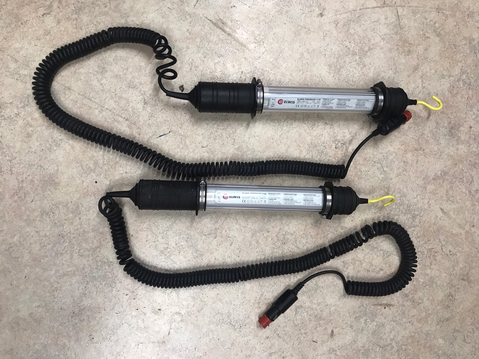 Looplampen 24V, Ophalen