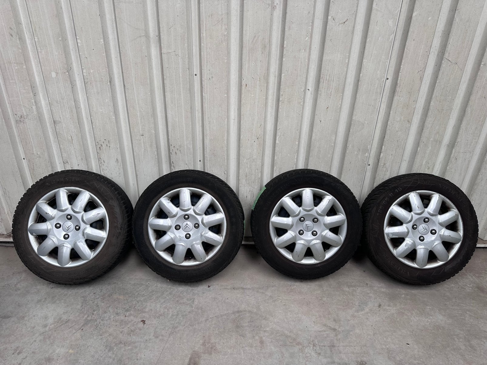 Velgenset Citroën C3 4x108, Autos : Pièces & Accessoires, Pneus & Jantes, Enlèvement, Pneu(s)