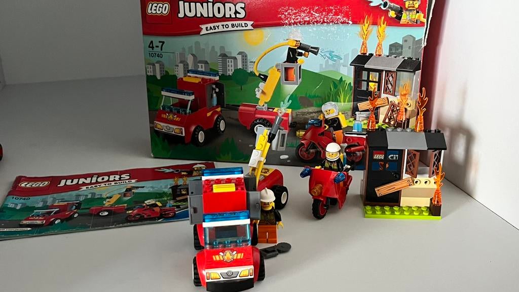 Lego city Juniors - 10740 brandweer, City, Enlèvement ou Envoi, Lego, Ensemble complet