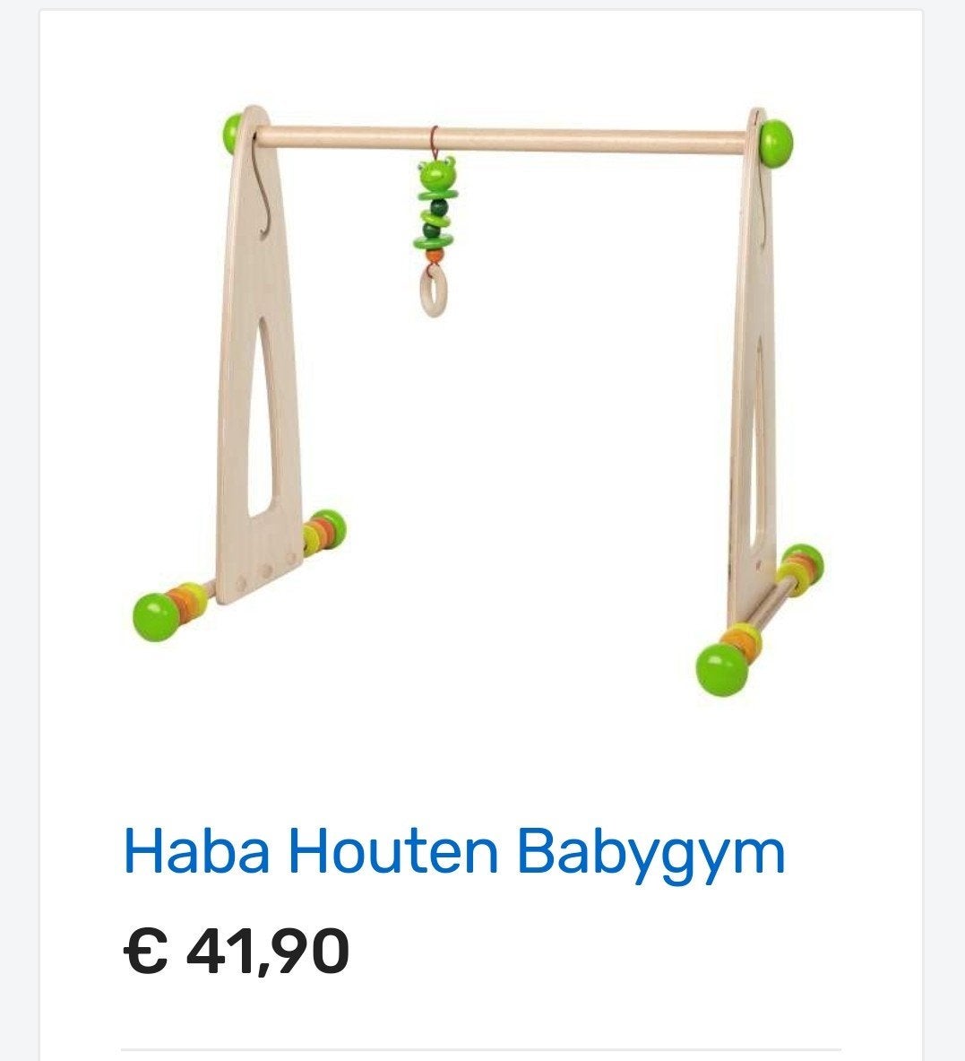 Haba houten speelboog babygym, Kinderen en Baby's, Speelgoed | Houten speelgoed, Ophalen of Verzenden