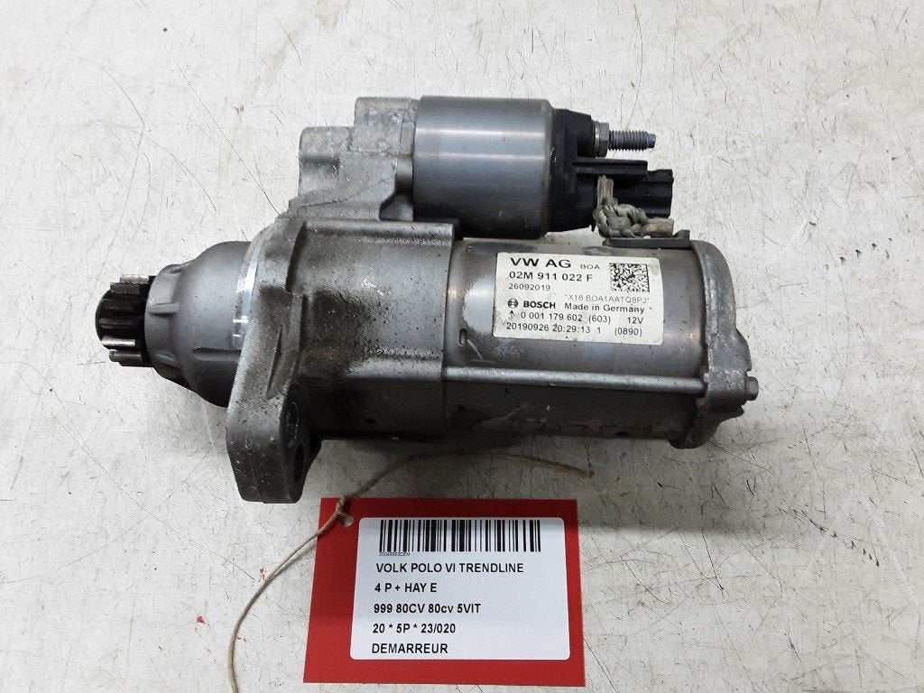 STARTMOTOR Volkswagen Polo VI (AW1) (02M911022F), Gebruikt, Volkswagen, Mevr. I. Hauben, Rue de l'Espoir 34 34
4030  GRIVEGNÉE, BE