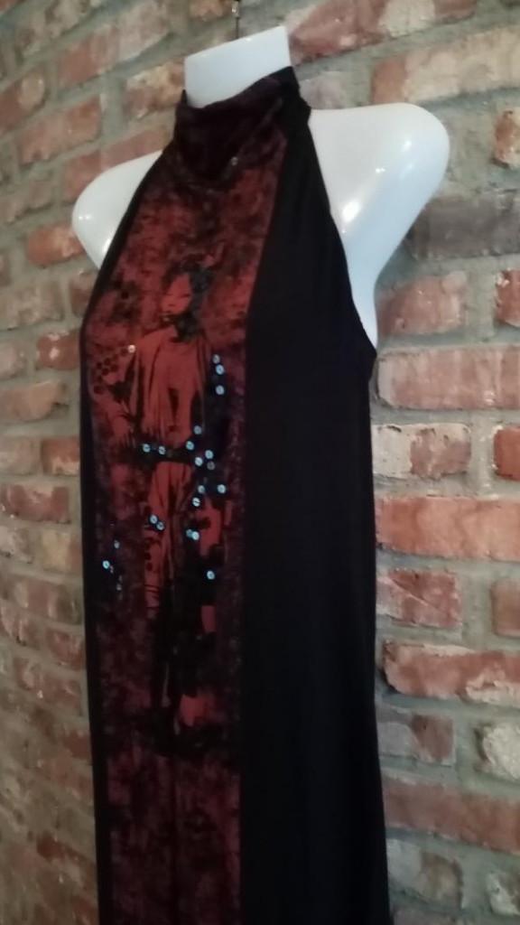 mooi lange gelegenheidsjurk avondjurk Japanse Geisha, 36/38, Neuf, Enlèvement ou Envoi, Noir, Autres types