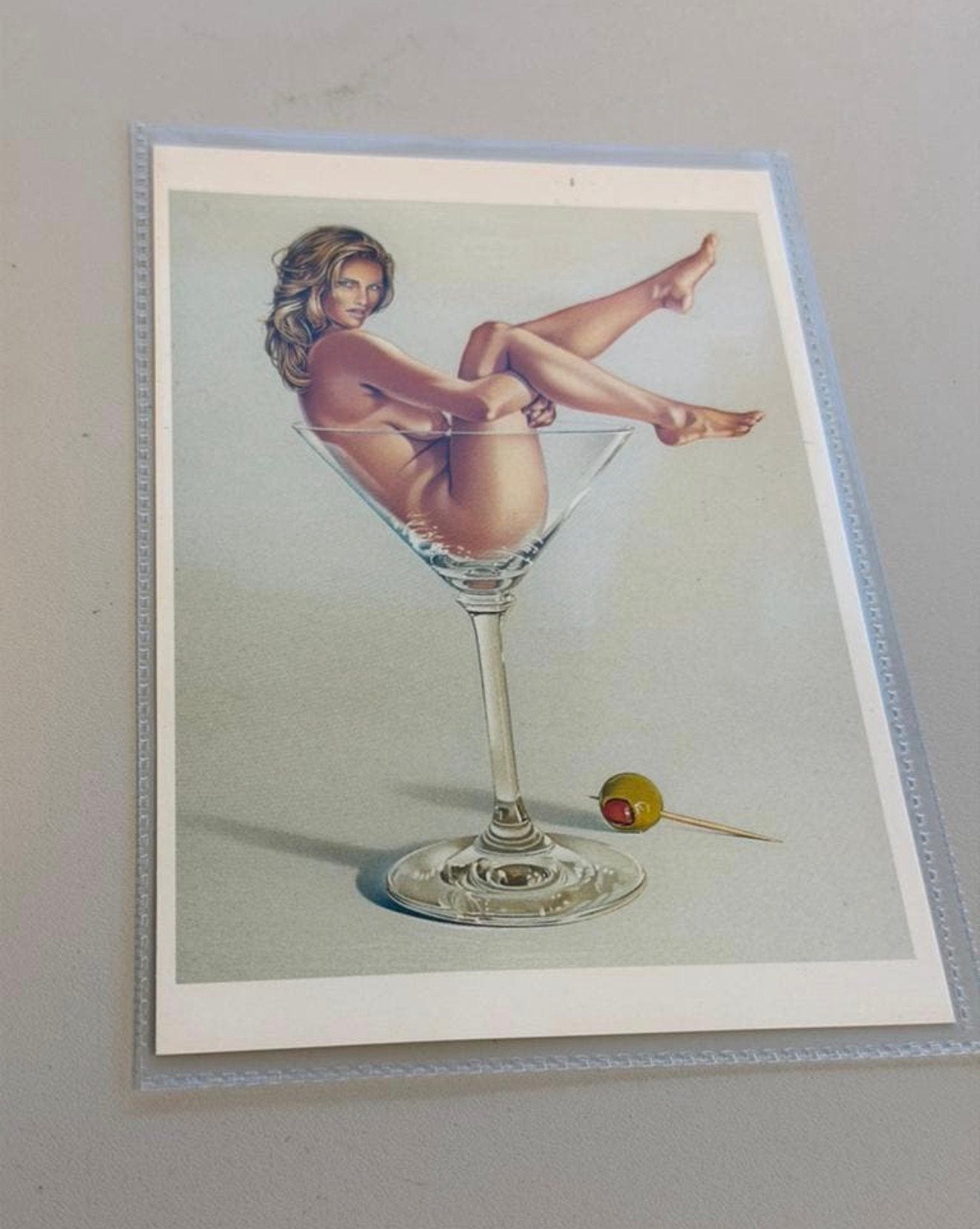 Carte postale Mel Ramos Martini Miss art carte postale, Collections, Enlèvement ou Envoi, Non affranchie, Culture et Média