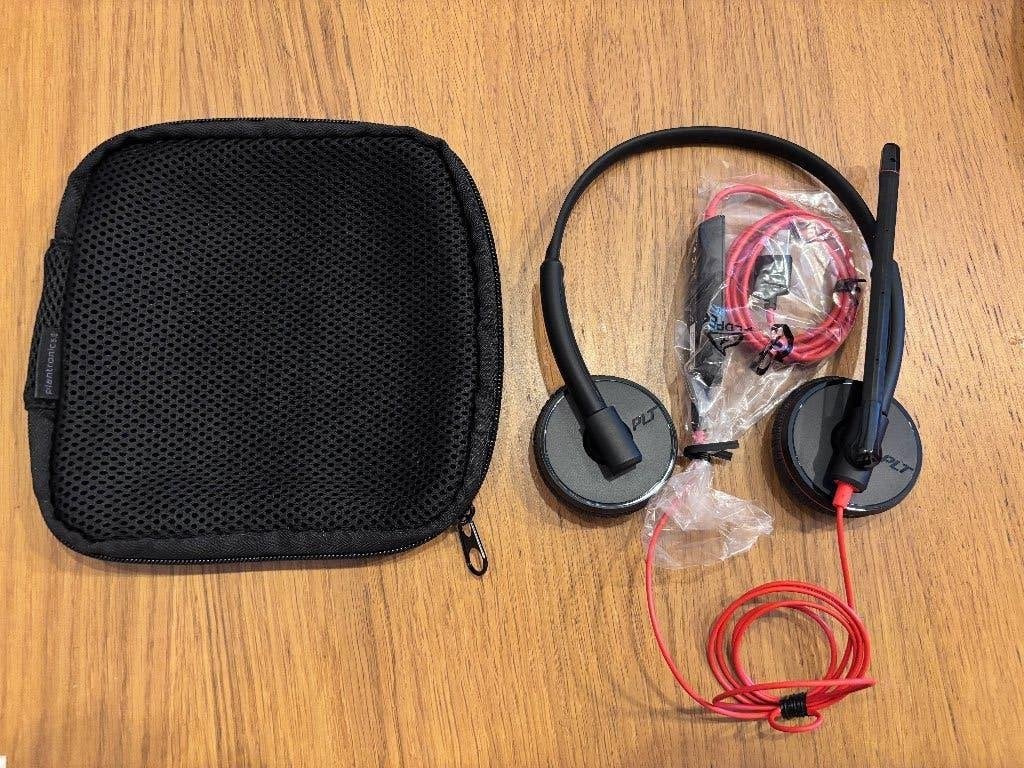 Casque USB A HP Poly Blackwire 3225 avec microphone, Autres marques, Microphone, Enlèvement, Circum-auriculaire